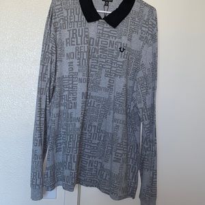 True Religion long sleeve polo